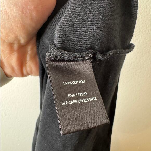 Torrid Deep Black Vintage Cotton Jersey Crew Neck Tee Plus Size 1X - Picture 7 of 8